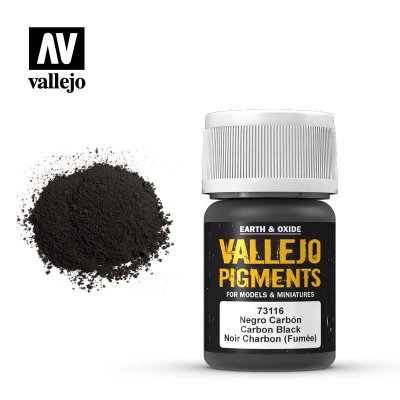 Vallejo Pigments 73116 Carbon Black (Smoke Black)