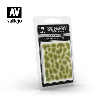 Zoom bild av Vallejo Scenery Wild Tuft Light Green L