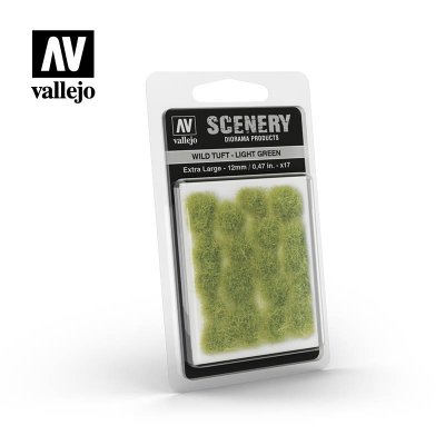 Zoom bild av Vallejo Scenery Wild Tuft Light Green XL
