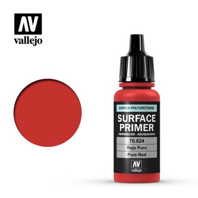 Vallejo Surface Primer 70624 Pure Red