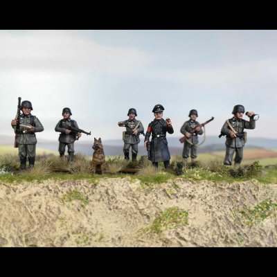 Zoom bild av German Sentries 28mm Wargames Atlantic