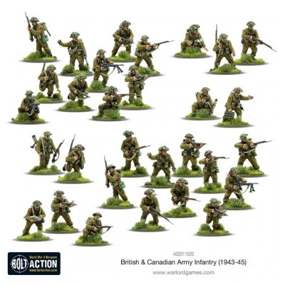 Zoom bild av British & Canadian Army Infantry (1943-45)