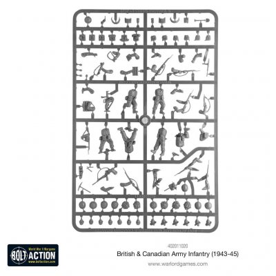 Zoom bild av British & Canadian Army Infantry (1943-45)