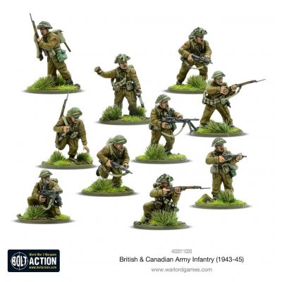 Zoom bild av British & Canadian Army Infantry (1943-45)