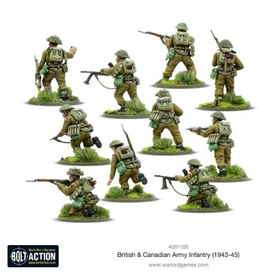 Zoom bild av British & Canadian Army Infantry (1943-45)