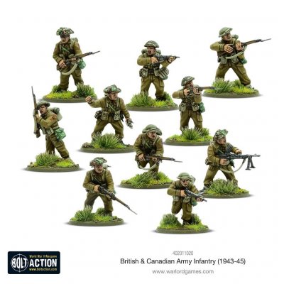 Zoom bild av British & Canadian Army Infantry (1943-45)