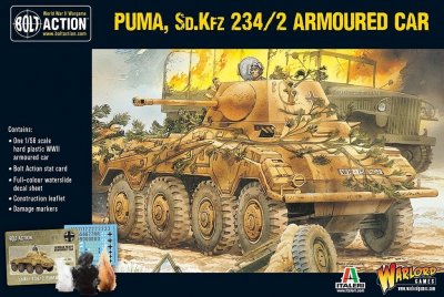 Warlord Games Bolt Action Puma Sd.Kfz 234/2 Armoured Car 28mm