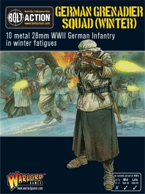 Warlord Games Bolt Action German Grenadiers in Winter Clothing 28mm