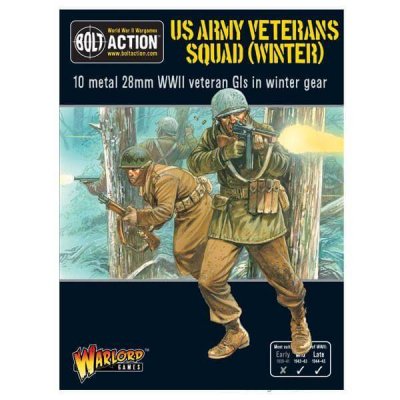 Warlord Games Bolt Action US Army Veterans Squad (Winter) 28mm