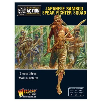 Warlord Games Bolt Action Japanese Bamboo Spear Fighter Squad