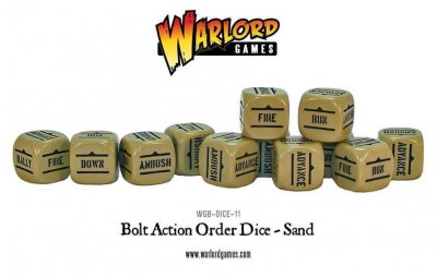 Warlord Games Bolt Action Bolt Action Orders Dice - Sand