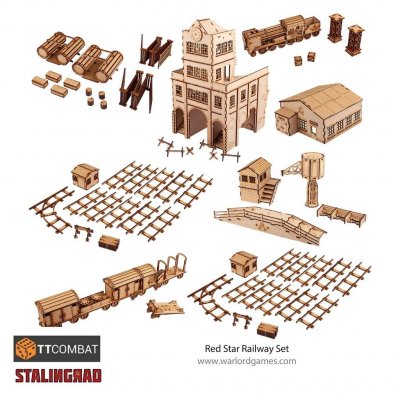 Warlord Games Bolt Action Stalingrad Red Star Railway Set 28mm