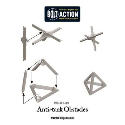 Anti-Tank Obstacles Bolt Action Warlord Games 28mm