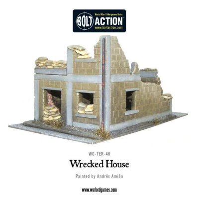 Zoom bild av Wrecked House 28mm Bolt Action Warlord Games