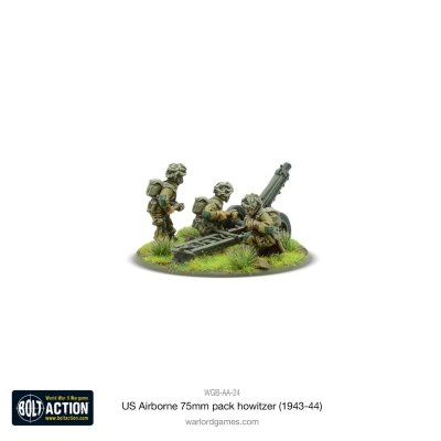 Zoom bild av US Airborne 75mm pack howitzer light artillery 28mm Bolt Action