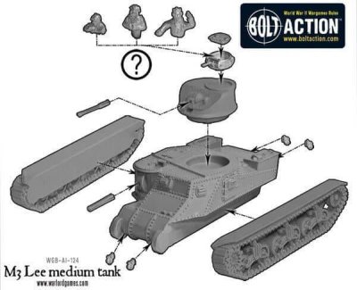 Zoom bild av M3 Lee medium tank Scale 28mm Bolt Action Warlord Games