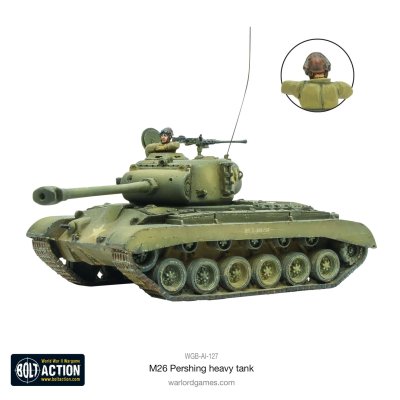 M26 Pershing heavy tank 28mm Bolt Action Warlord Games