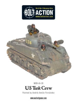 Zoom bild av WGB-AI-28 US Tank Crew 28mm Bolt Action Warlord Games