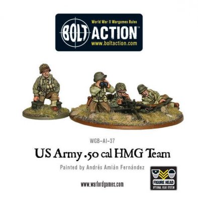US Army 50 Cal HMG team 28mm Bolt Action Warlord Games