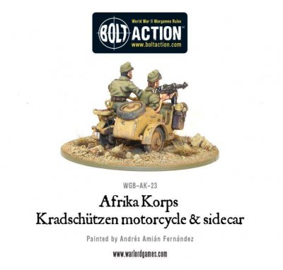 Zoom bild av DAK Kradschutzen motorcycle and sidecar 28mm