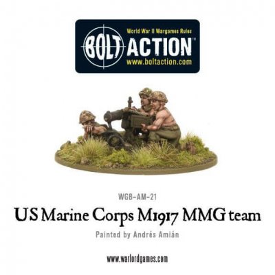 Zoom bild av USMC M1917 MMG team