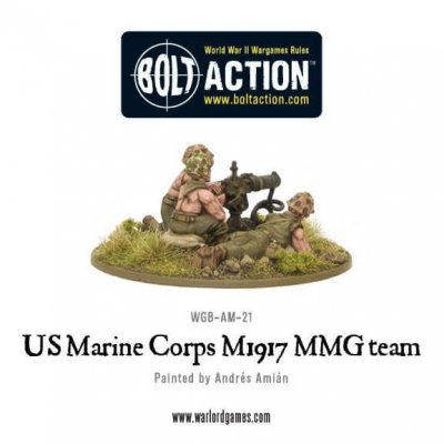 Zoom bild av USMC M1917 MMG team