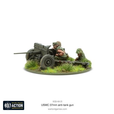 Zoom bild av WGB-AM-25 USMC M3A1 37mm anti-tank gun 28mm Bolt Action Warlord Games