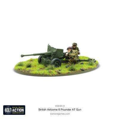 Zoom bild av WGB-BA-24 British Airborne Six Pounder AT Gun 28mm Bolt Action Warlord Games