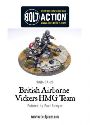 Zoom bild av British Airborne Vickers MMG Team