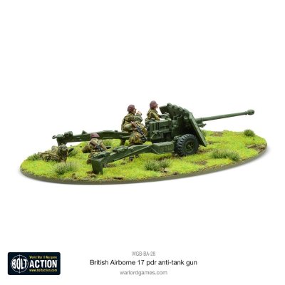 Zoom bild av British Airborne 17 pdr anti-tank gun 28mm Bolt Action
