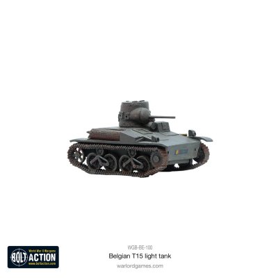 Zoom bild av WGB-BE-100 Belgian T15 Light Tank 28mm Bolt Action Warlord Games