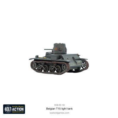 Zoom bild av Belgian T15 Light Tank 28mm Bolt Action Warlord Games
