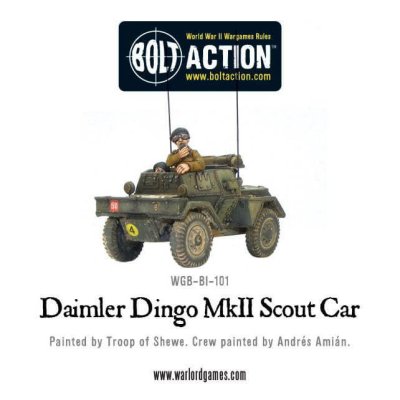 Zoom bild av British Daimler Dingo MkII Scout Car 28mm