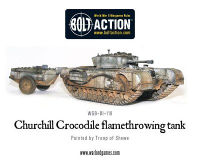 Zoom bild av Churchill Crocodile Flamethrowing Tank 28mm Bolt Action