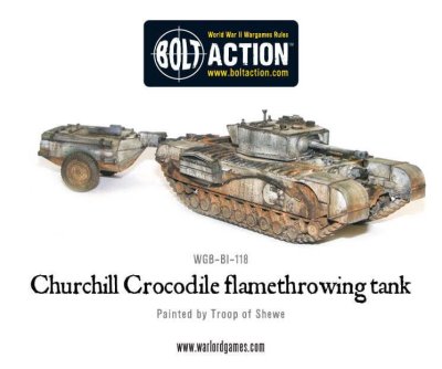 Zoom bild av Churchill Crocodile Flamethrowing Tank