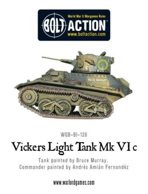 Zoom bild av WGB-BI-126 Vickers Light Tank Mk VIC 28mm Bolt Action Warlord Games