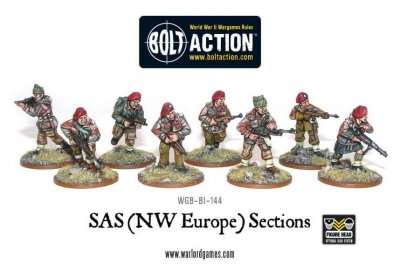 Zoom bild av SAS (NWE) sections 28mm Bolt Action Warlord Games