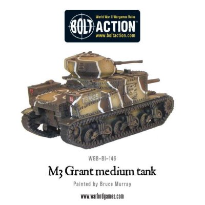 Zoom bild av M3 Grant Medium Tank 28mm Bolt Action Warlord Games