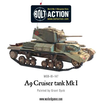 Zoom bild av A9 Cruiser tank Mk I 28mm Warlord