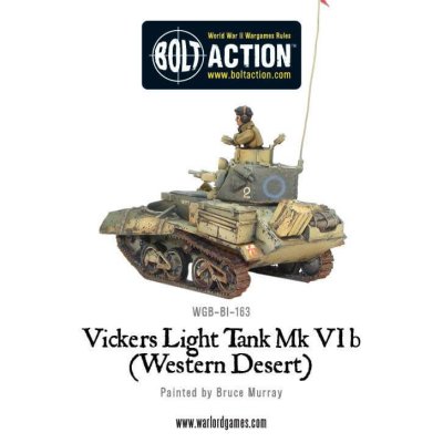 Zoom bild av Vickers Light Tank Mk VIB (Western Desert) 28mm Bolt Action
