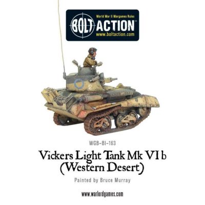 Zoom bild av Vickers Light Tank Mk VIB (Western Desert) 28mm