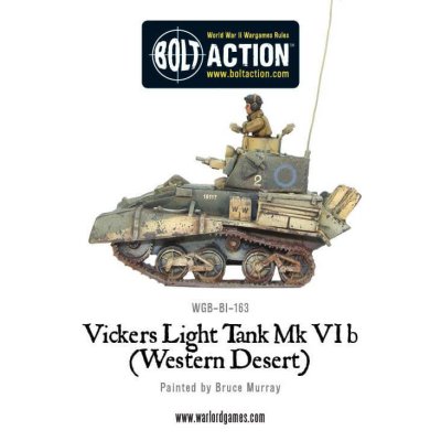 Zoom bild av Vickers Light Tank Mk VIB (Western Desert) 28mm Warlord