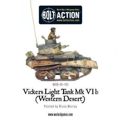 Zoom bild av Vickers Light Tank Mk VIB (Western Desert) 28mm