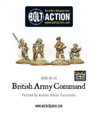 Zoom bild av British Army Command 28mm Bolt Action Warlord Games
