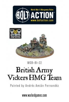 Zoom bild av British Army Vickers MMG Team 28mm Bolt Action Warlord Games