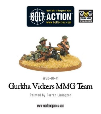 Zoom bild av Gurkha Vickers MMG team