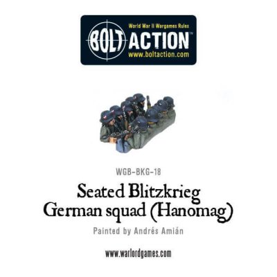 Seated Blitzkrieg German Squad (Hanomag)