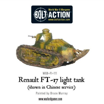 Zoom bild av Renault FT-17 Light Tank 28mm Warlord Games