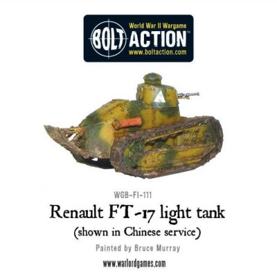 Zoom bild av Renault FT-17 Light Tank Bolt Action scale 28mm Bolt Action Warlord Games