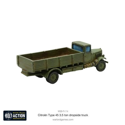 Zoom bild av Citroën Type 45 3.5 Ton Civilian Dropside Truck scale 28mm Bolt Action Warlord Games
